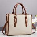 Saffiano PU Leather Tote Bag for Women | Designer Shoulder Crossbody Bag | Luxury Work & Travel Handbag