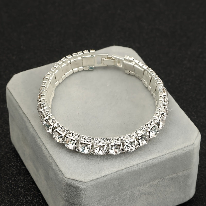 Womens Zirconia open Bracelet.