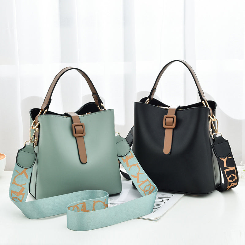 Women's PU Leather Bucket Bag | Trending on Tiktok| Designer-Style Everyday Purse| Robledo Outfitters