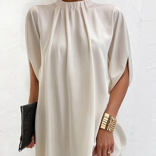 Women's Dress | Casual Loose Fit Fashion Dress | Comfortable Everyday Wear Black & White XL-5XL