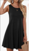 Women's Casual Swing Simple T-Shirt Loose Dress