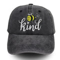 Bee Kind Embroidered Baseball Cap | Washed Cotton Low-Profile Hat