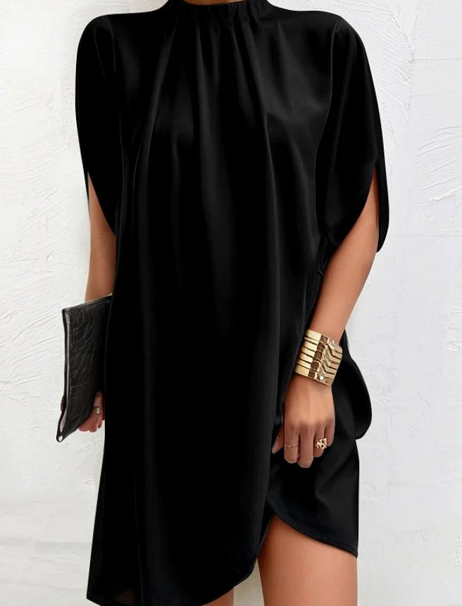 Women's Dress | Casual Loose Fit Fashion Dress | Comfortable Everyday Wear Black & White XL-5XL