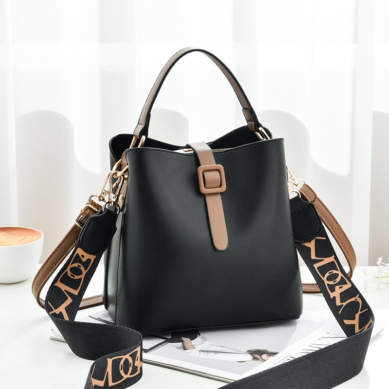 Women's PU Leather Bucket Bag | Trending on Tiktok| Designer-Style Everyday Purse| Robledo Outfitters