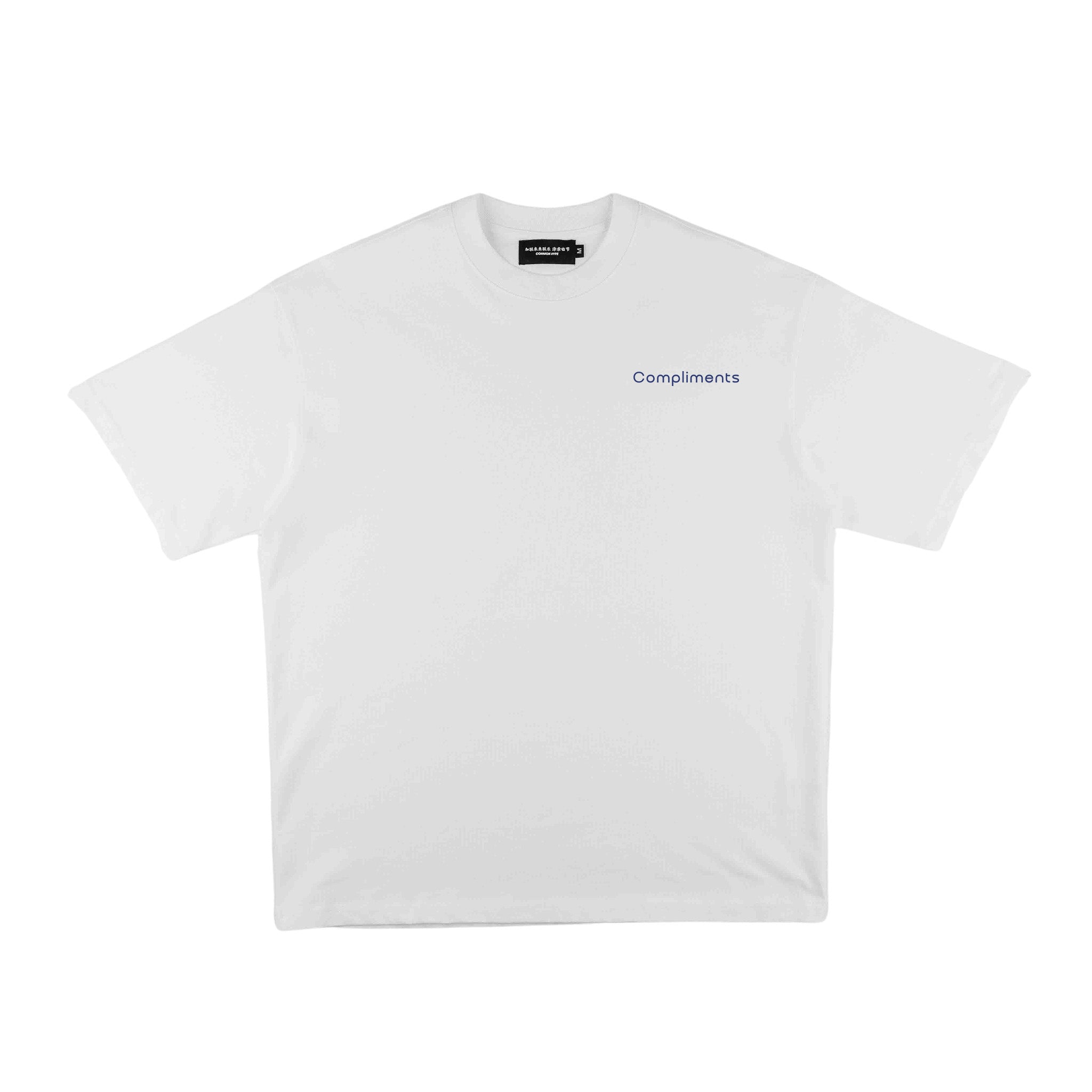 Compliments Don't Start White Vintage Shirt